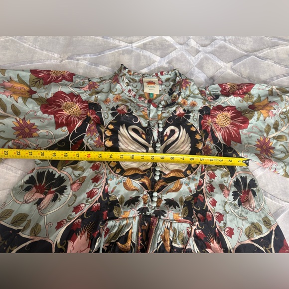 FARM Rio Swan Floral Patterned Mini Dress L - Picture 2 of 12